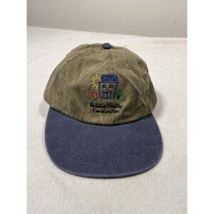 Adult Strap Back Hat Distressed Dad Cap Building Better Communities